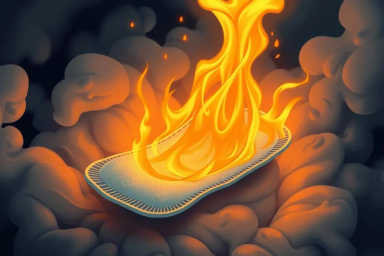 Burning A Used Sanitary Pad In A Dream