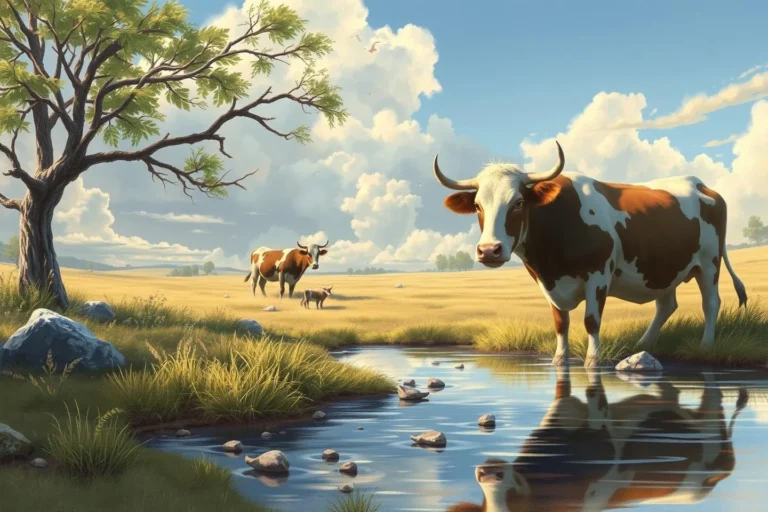 Cattle And Water Dream