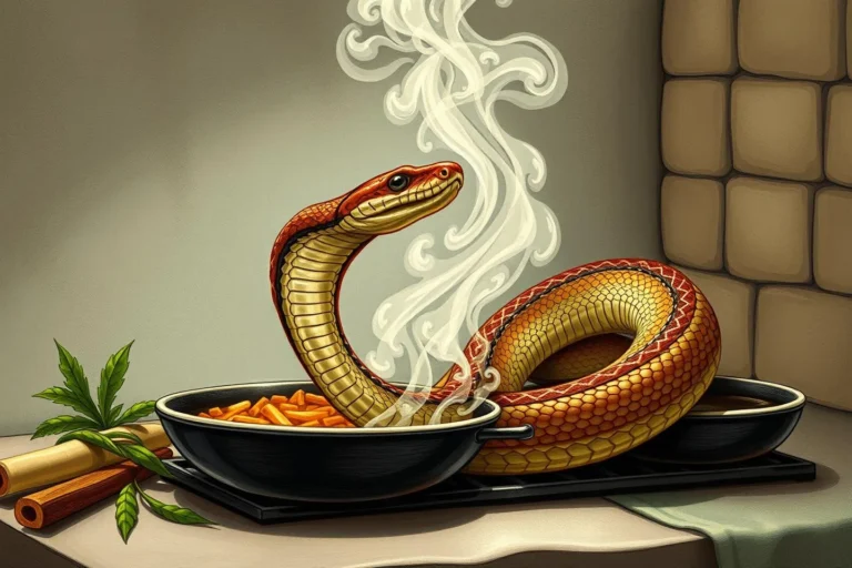 Cooking A Snake In My Dream Meaning