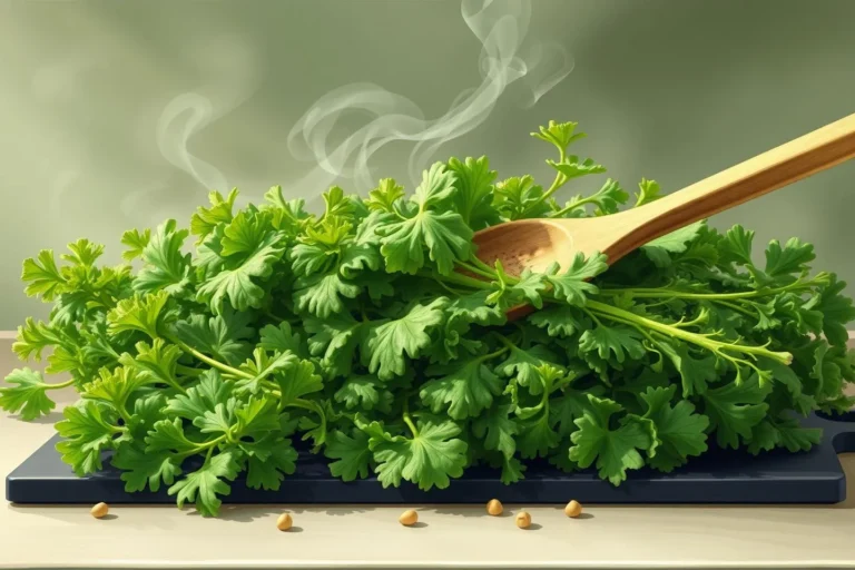 Cooking Mustard Greens In A Dream