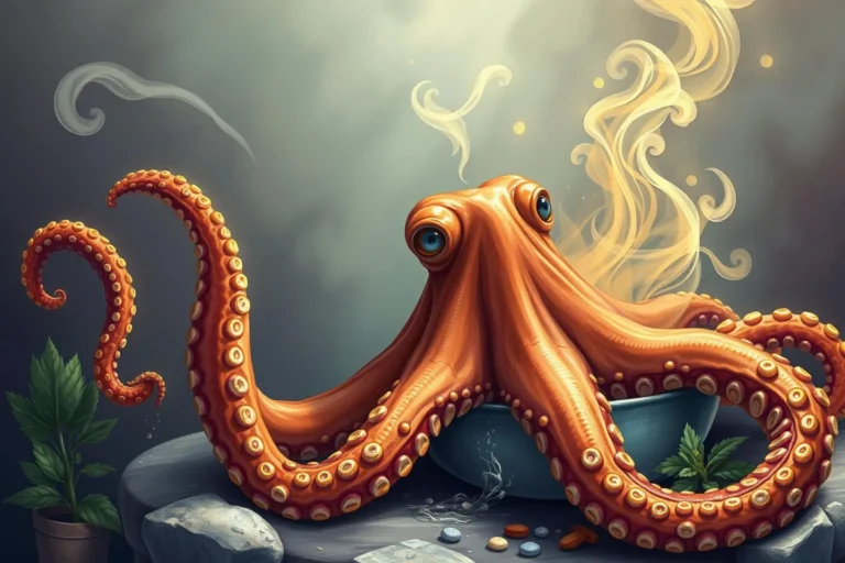 Cooking Octopus In A Dream