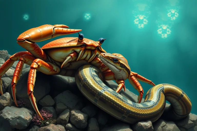 Crab And Snake Together Dream Meaning