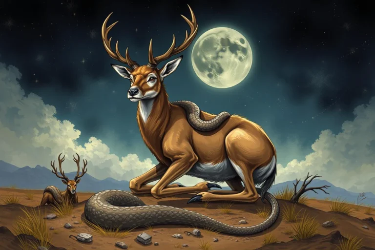 Dead Antelope With Snake Dream Meaning