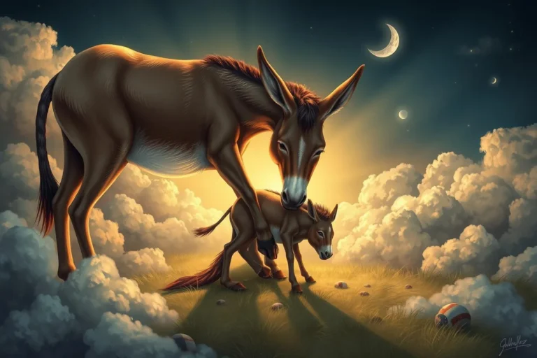 Donkey Giving Birth In A Dream