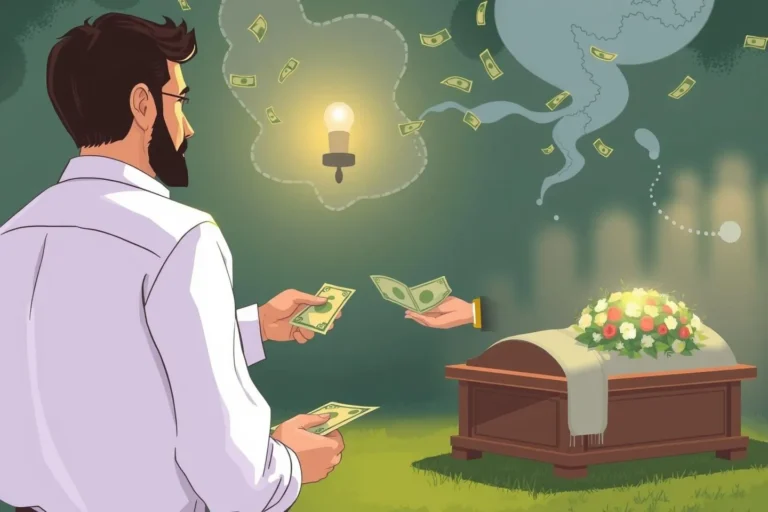 Dream Of Collecting Money At A Funeral