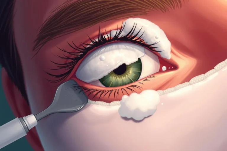 Dream Of Removing Foam From Left Eye