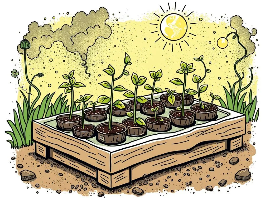 Dream Seedlings On The Nursery Bed