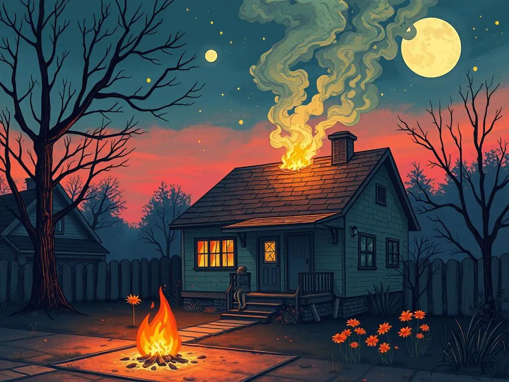 Dreaming About A Childhood Home On Fire