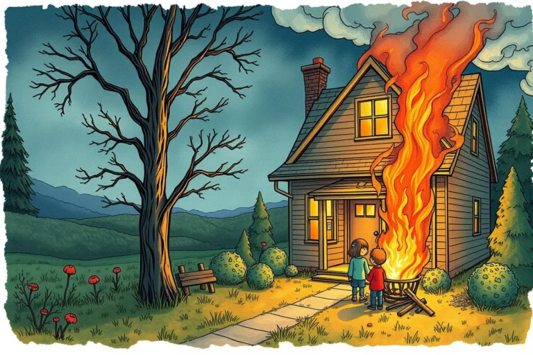 Dreaming About A Childhood Home On Fire