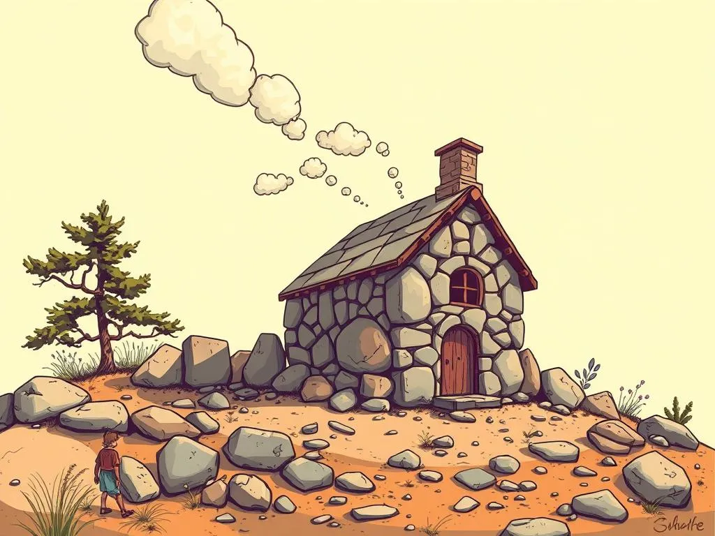 Dreaming About A House Made Of Rocks