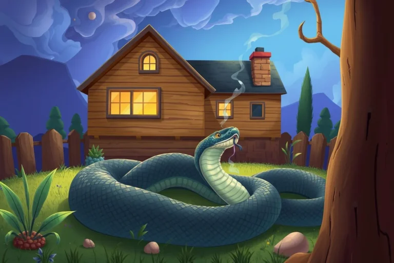 Dreaming About A Snake In A House