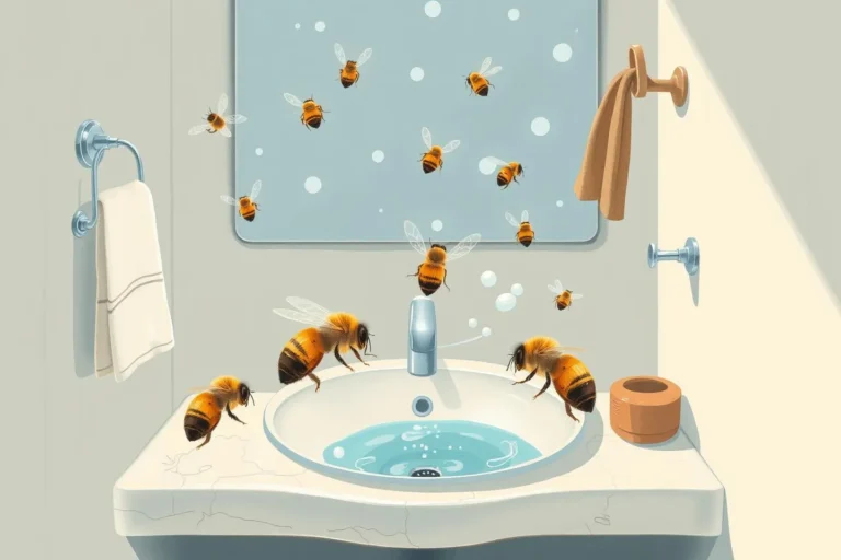 Dreaming About Bees In A Bathroom Sink