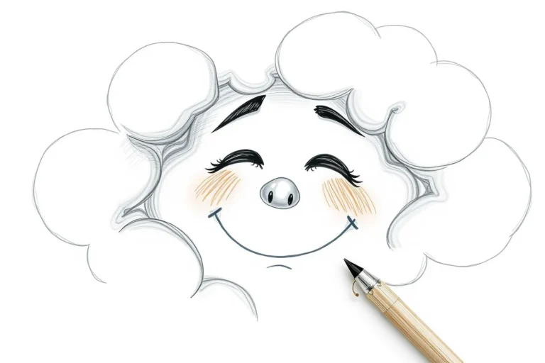 Dreaming About Drawing A Smiling Face