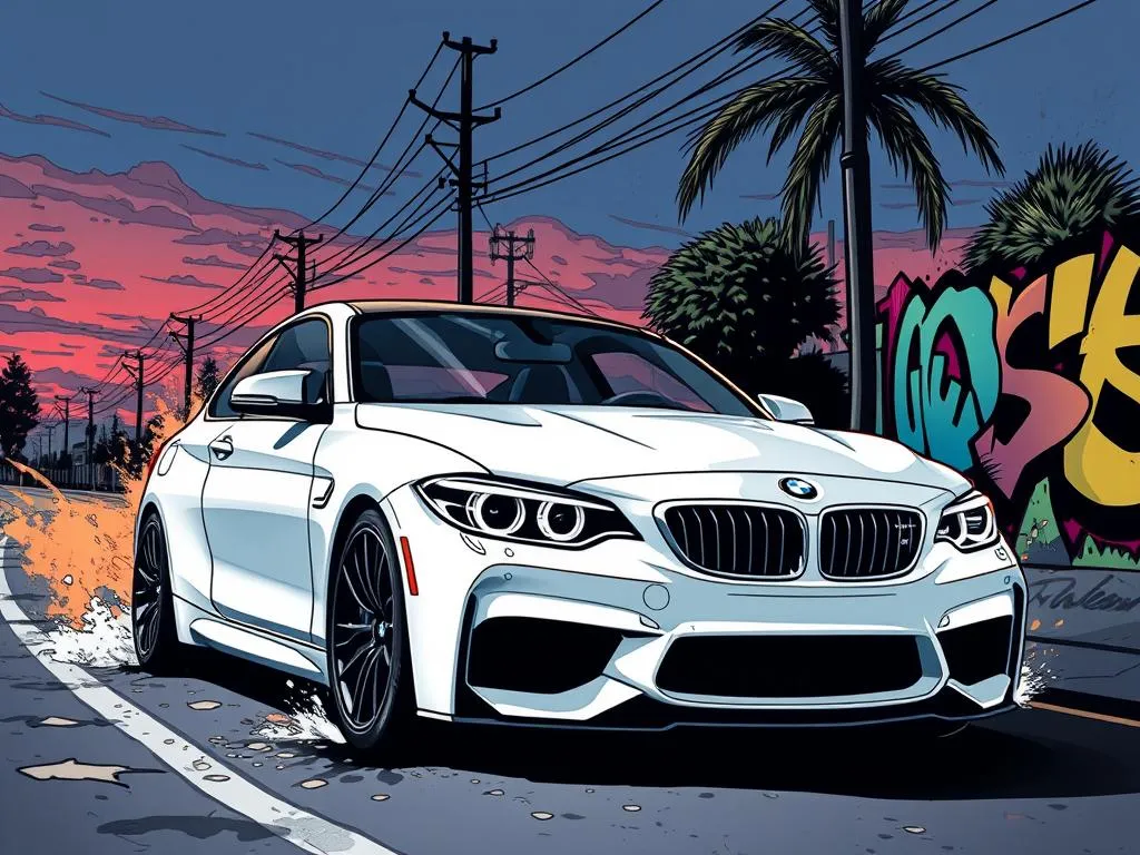 Dreaming About Driving A White Bmw