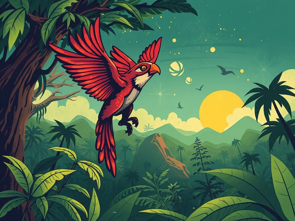 Dreaming About Flying Over A Jungle