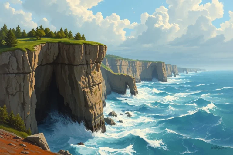 Dreaming About Painting A Cliff