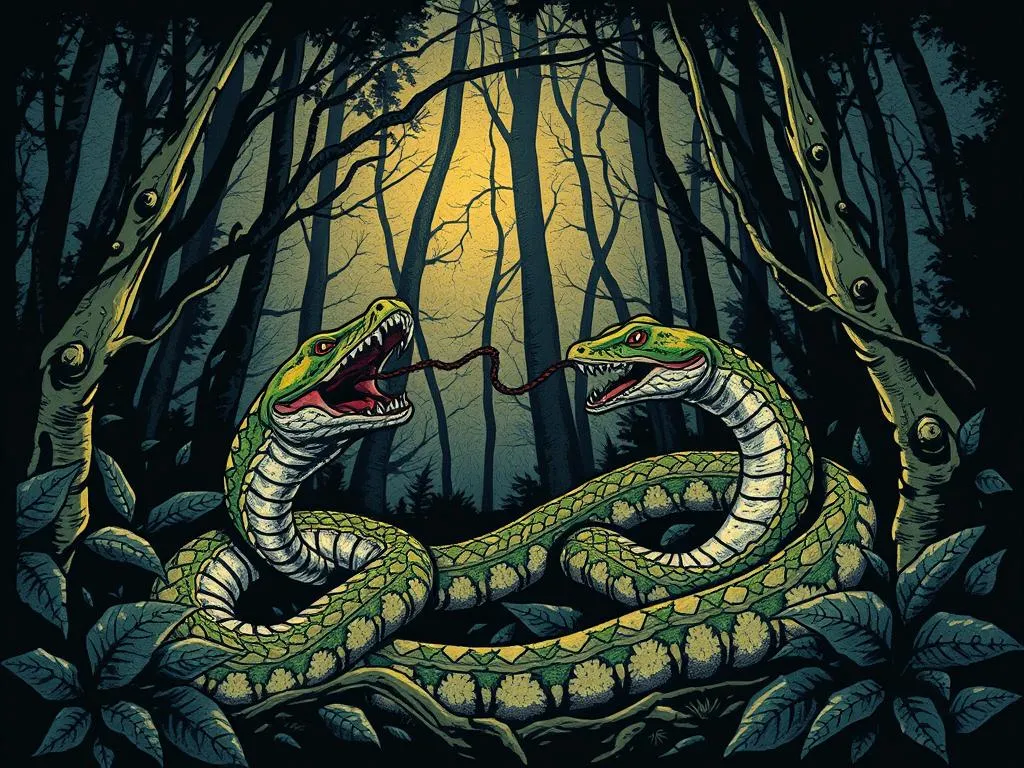 Dreaming About Snakes In A Dark Forest