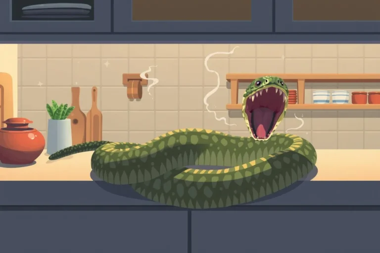 Dreaming About Snakes In A Kitchen