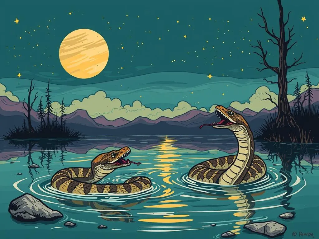 Dreaming About Snakes In A Lake