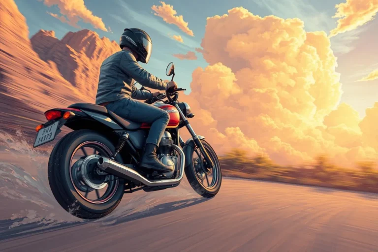 Driving A Motorcycle In A Dream