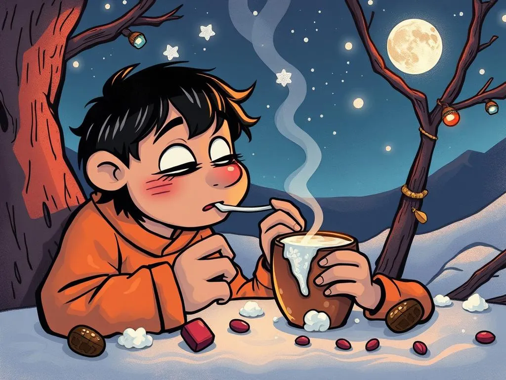 Eating Cocoa In Dreams