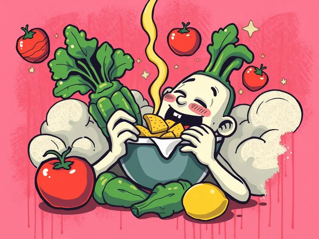 Eating Vegetables In A Dream