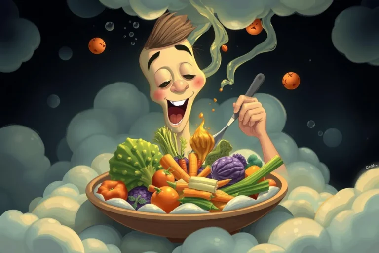 Eating Vegetables In A Dream