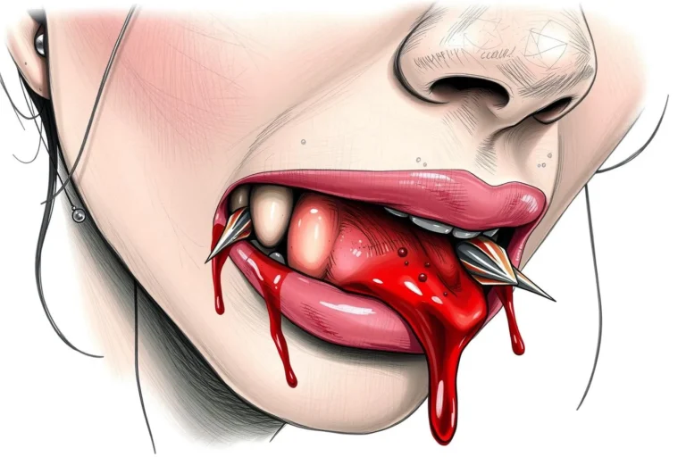 My Dream About My Piercings Bleeding