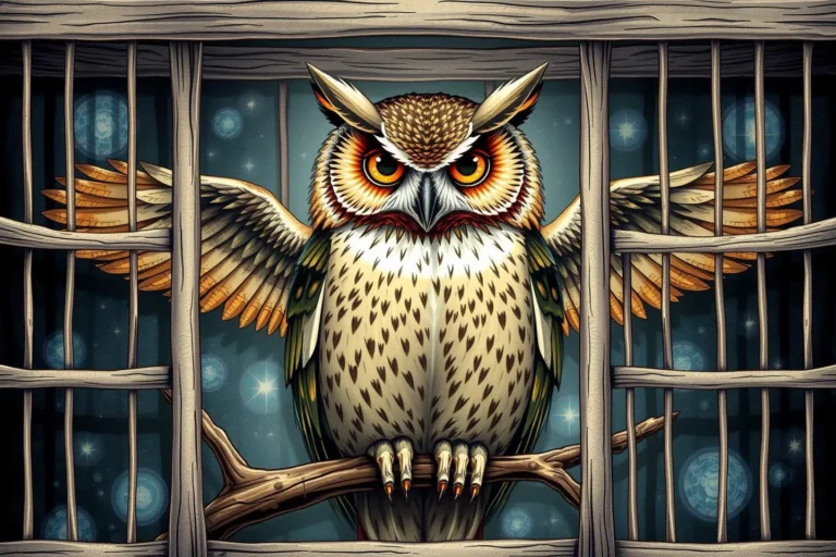 Owl In Open Cage Dream Meaning