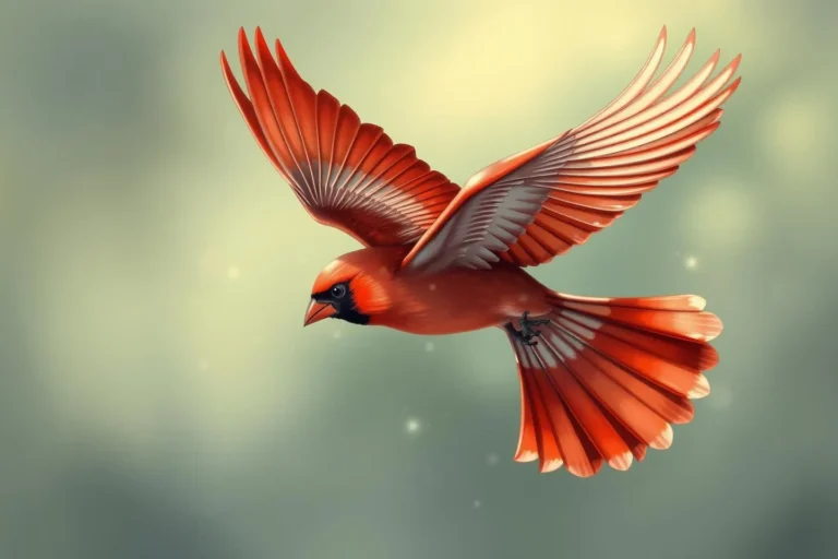 Red Cardinal In Flight Dream Meaning