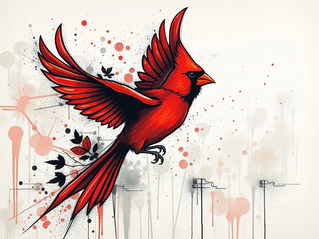 Red Cardinal In Flight Dream Meaning