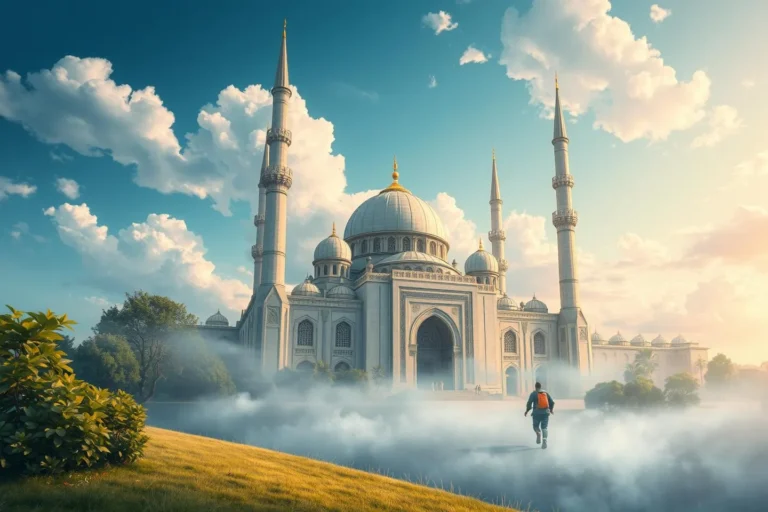 Running Towards A Mosque In A Dream