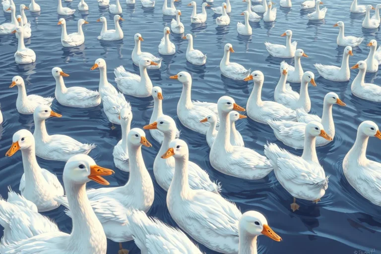 Seeing Many White Ducks In A Dream