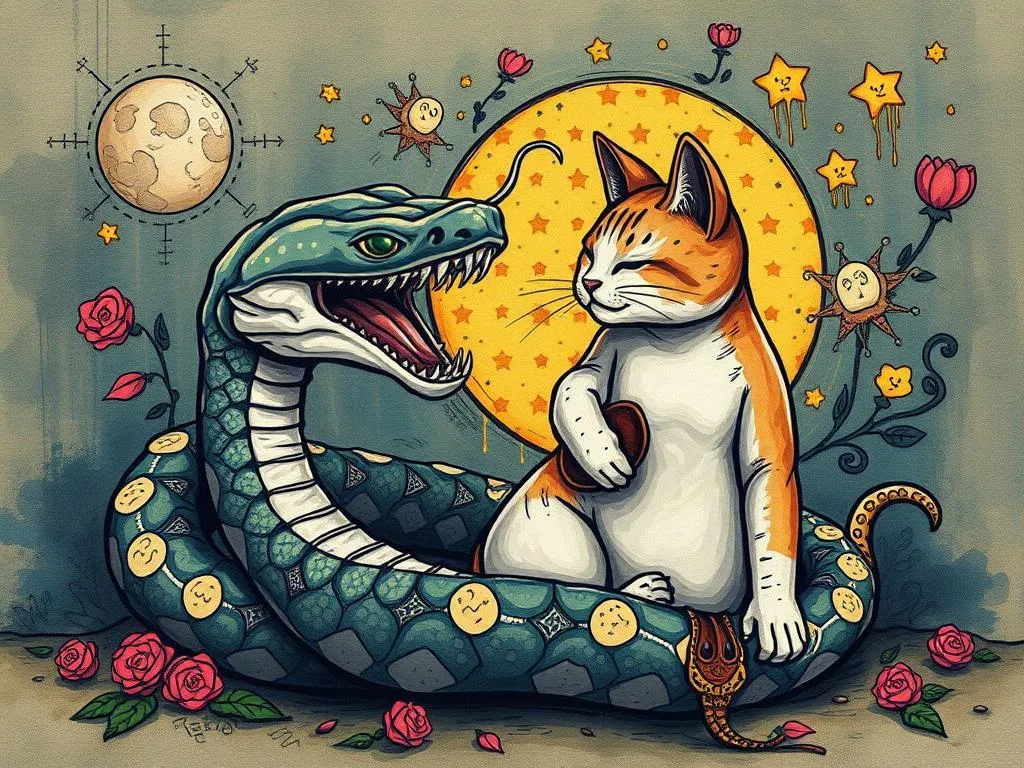 Snake And Cat Dream Meaning