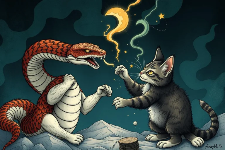 Snake And Cat Fighting Dream Meaning