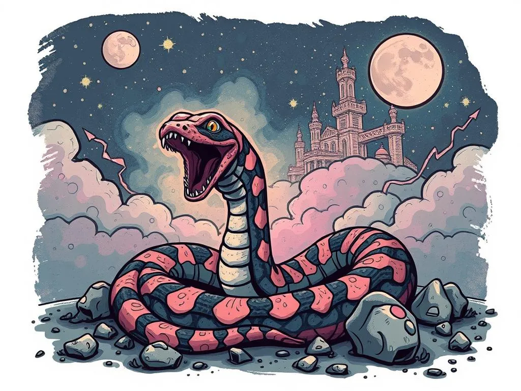 Snake In A Dream About A Tar Creature