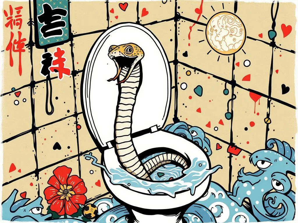 Snake In Toilet Japanese Dream Meaning