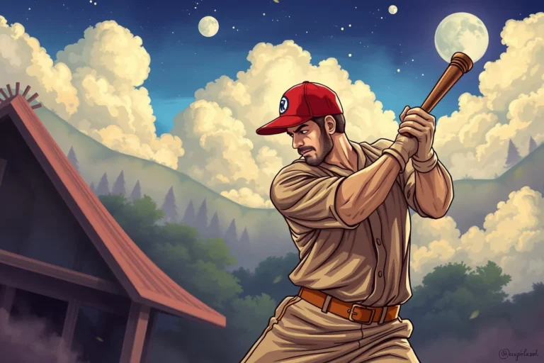 Swinging A Wooden Bat In A Dream