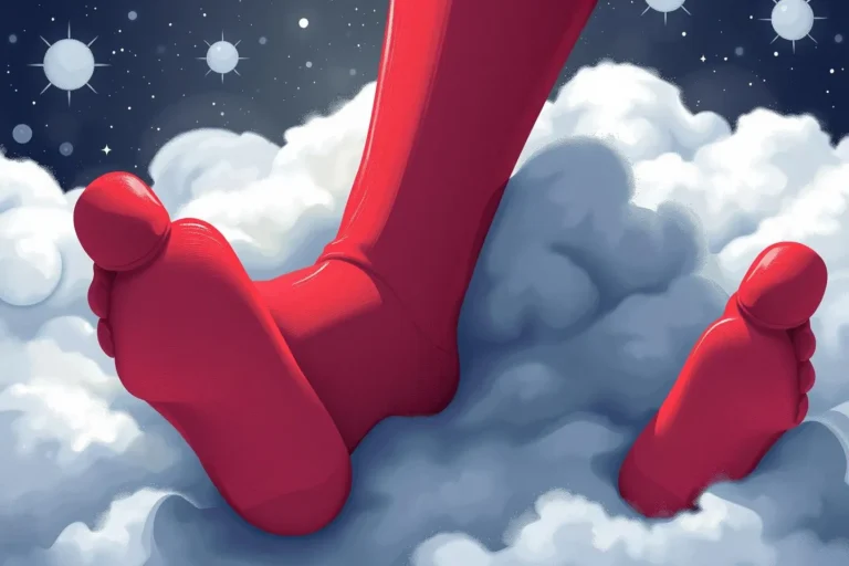 Wearing Red Socks In A Dream