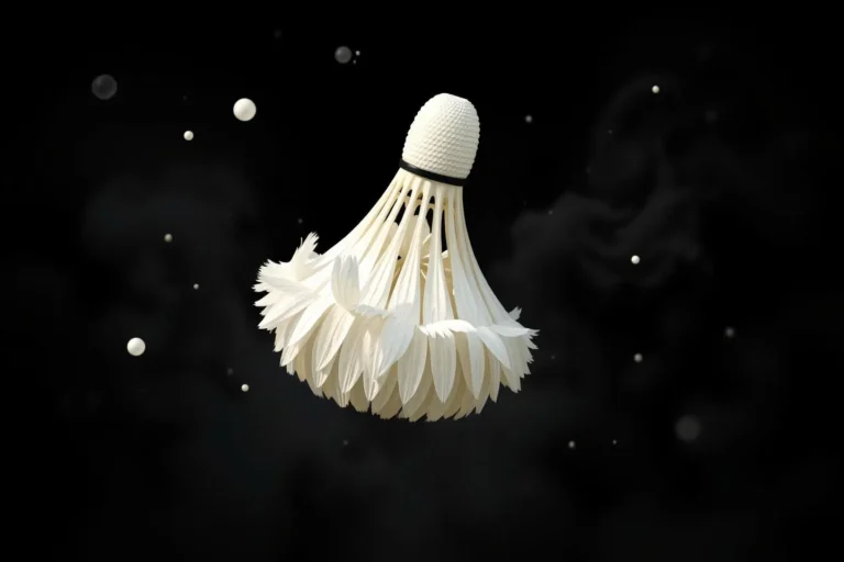 White Shuttlecock In Dream